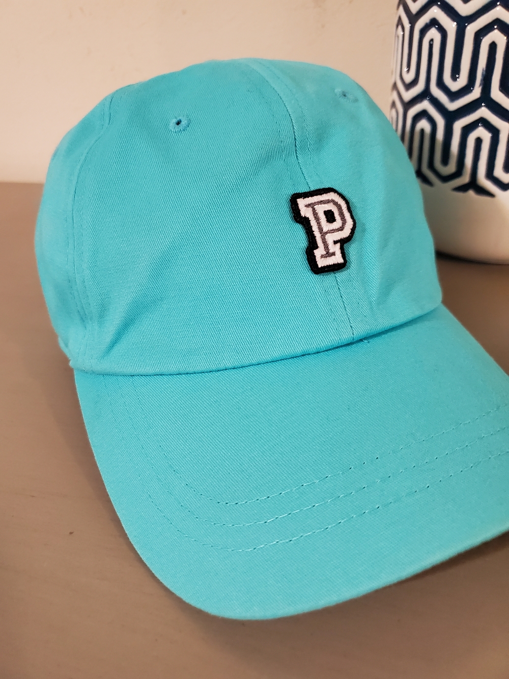 Victoria’s Sectet PINK NATION Exclusive Hat Teal Blue Baseball Cap Cotton